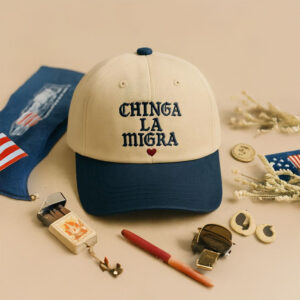 Embroidered Chinga La Migra cap