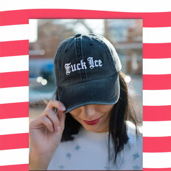 Embroidered Fuck ICE Hat