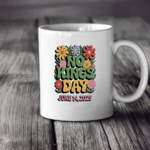 Floral Boho June 14, 2025 Anti-Authoritarian Protest Mug