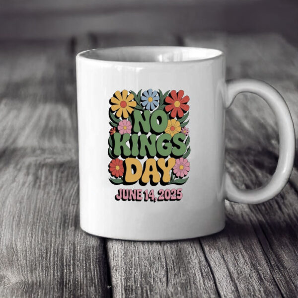 Floral Boho June 14, 2025 Anti-Authoritarian Protest Mug