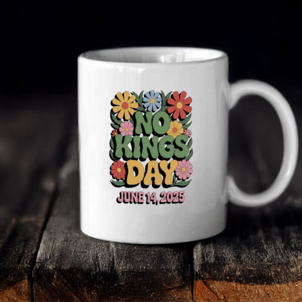 Floral Boho June 14, 2025 Anti-Authoritarian Protest Mug