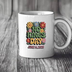 Floral Boho June 14, 2025 Anti-Authoritarian Protest Mug