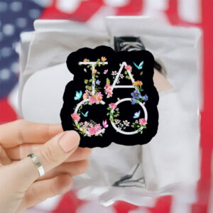 Floral T.A.C.O. Vinyl Sticker