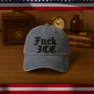 Fuck ICE Embroidered Dad Hat, Anti Deportation Protest Hat