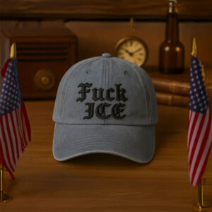 Fuck ICE Embroidered Dad Hat, Anti Deportation Protest Hat