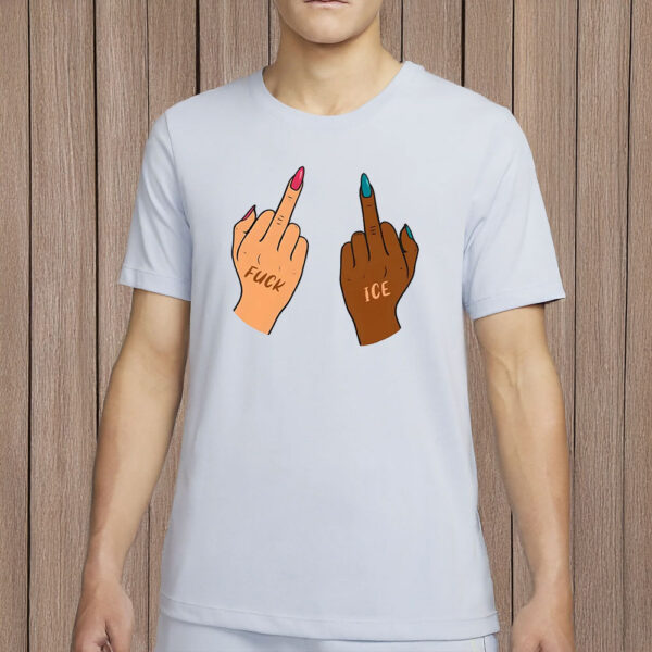 Fuck ICE Middle Fingers Comfort Colors® Tee - Anti ICE Shirt
