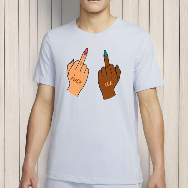 Fuck ICE Middle Fingers Comfort Colors® Tee - Anti ICE Shirt