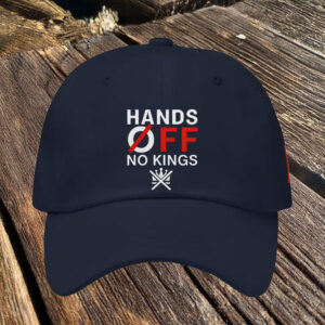 Hands Off No Kings Embroidered Hat