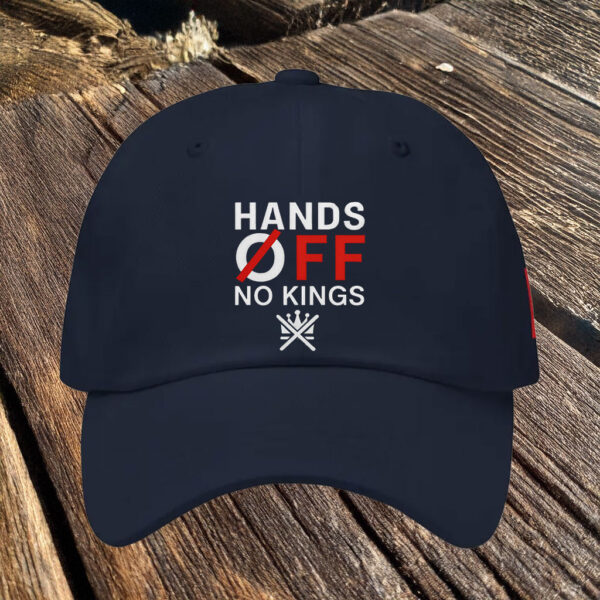 Hands Off No Kings Embroidered Hat