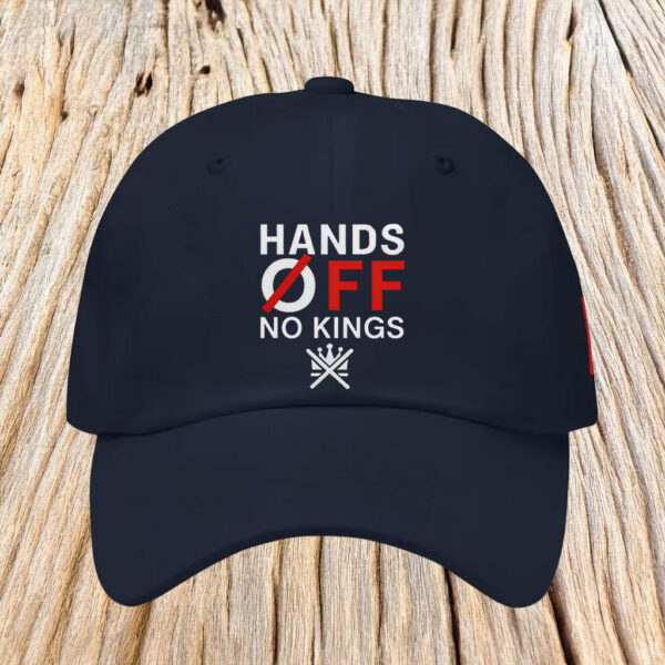 Hands Off No Kings Embroidered Hat