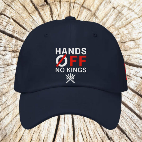Hands Off No Kings Embroidered Hat