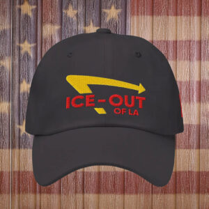 ICE Out Of LA Embroidered Hat, Fuck ICE Classic Protest Cap