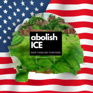 Keep Families Together, Protect Immigrants, Abolish ICE Yard Sign
