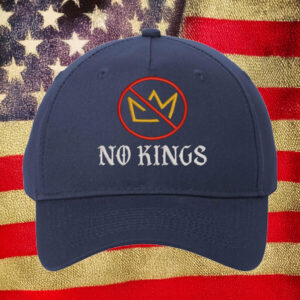 Minimalist Crown Ban Freedom Cap, No Kings Classic Embroidered Hat