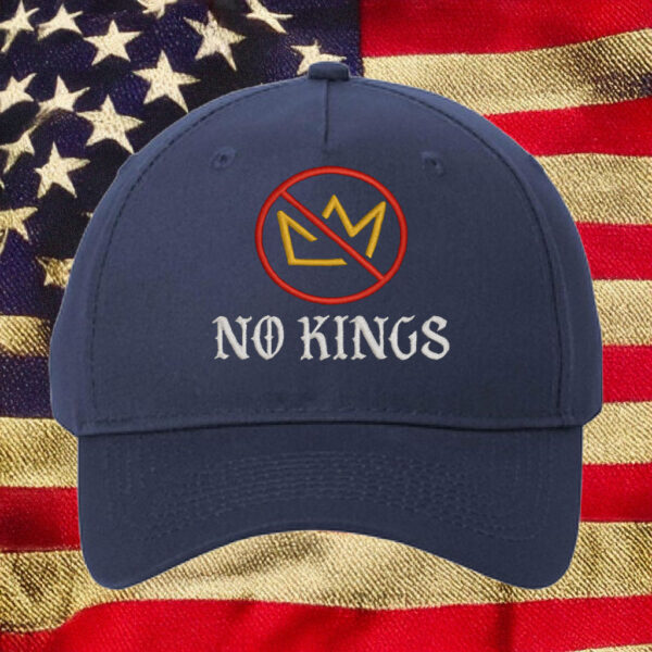 Minimalist Crown Ban Freedom Cap, No Kings Classic Embroidered Hat