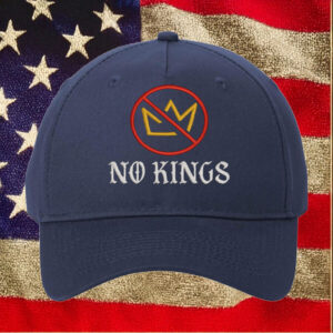 Minimalist Crown Ban Freedom Cap, No Kings Classic Embroidered Hat