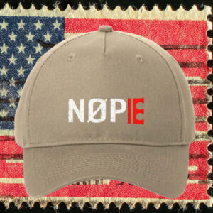 Modern Anti-King Streetwear Cap, NOPE Crown Smash Embroidered Hat
