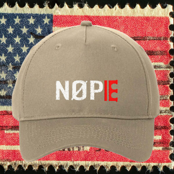 Modern Anti-King Streetwear Cap, NOPE Crown Smash Embroidered Hat