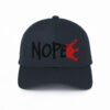NOPE Embroidered Hat - Anti Monarchy Crown Smash Cap