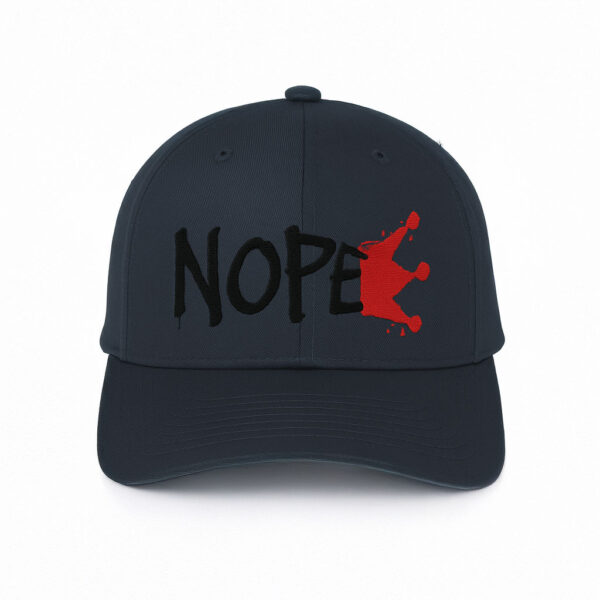 NOPE Embroidered Hat - Anti Monarchy Crown Smash Cap