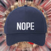 NOPE Minimalist Embroidered Hat