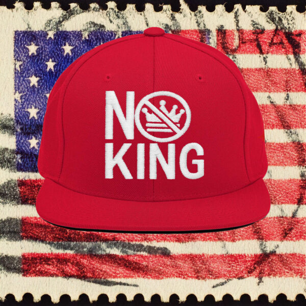 No King Prohibition Symbol Embroidered Hat