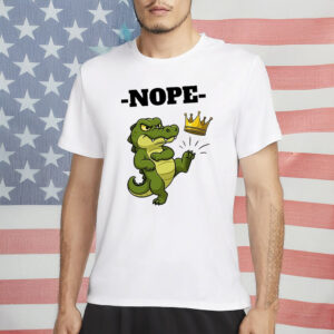 No Kings Cartoon Gator Shirt
