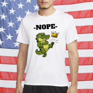 No Kings Cartoon Gator Shirt