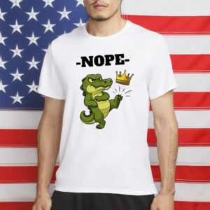No Kings Cartoon Gator Shirt
