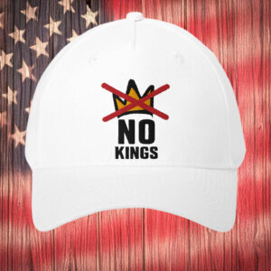 No Kings Crossed Crown Embroidered Hat