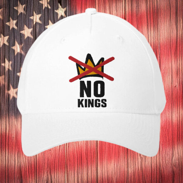 No Kings Crossed Crown Embroidered Hat