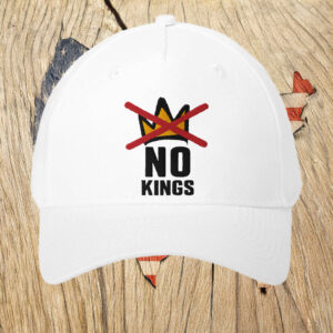 No Kings Crossed Crown Embroidered Hat