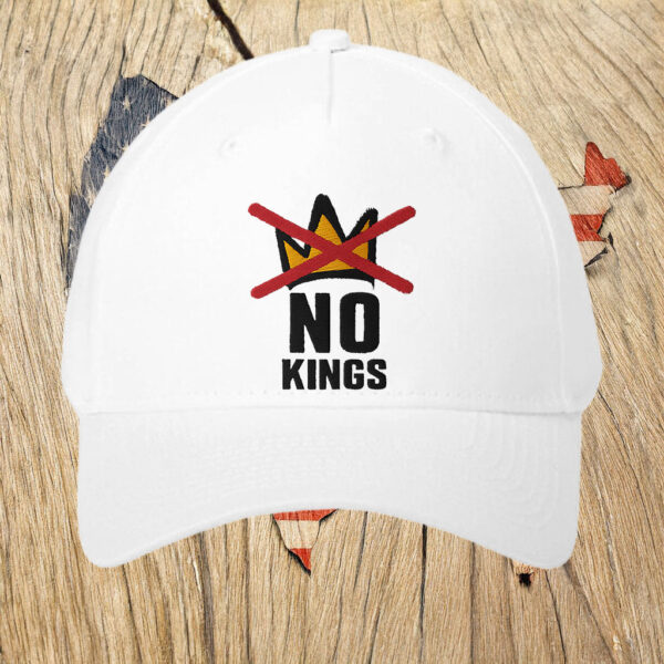 No Kings Crossed Crown Embroidered Hat