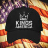 No Kings In America Embroidered Hat - Black Cap
