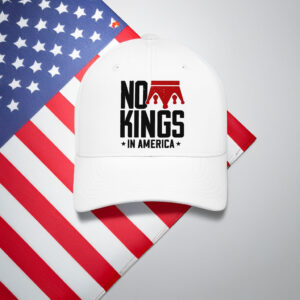 No Kings In America Embroidered Hat - Patriotic Freedom Cap