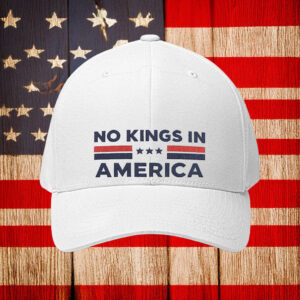 No Kings In America Patriotic Stars Embroidered Hat