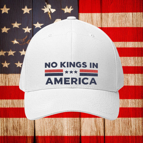 No Kings In America Patriotic Stars Embroidered Hat