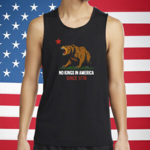 No Kings In America Since 1776 Bear Shirt