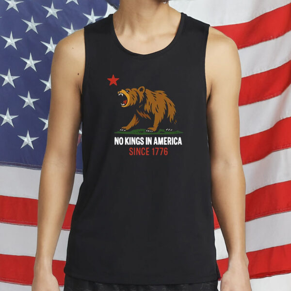 No Kings In America Since 1776 Bear Shirt