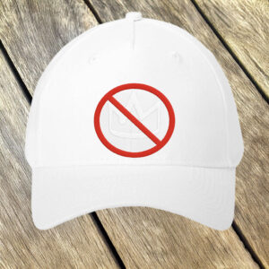 No Kings Minimal Outline Embroidered Hat