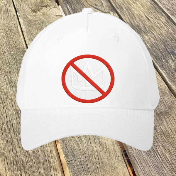 No Kings Minimal Outline Embroidered Hat