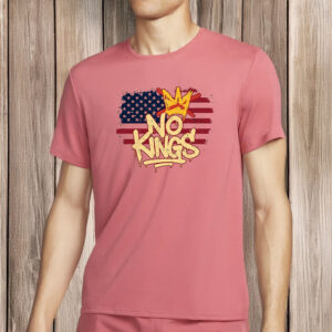 No Kings Shirt - Anti Authoritarian Protest Tee, No Kings In America Political Democracy Shirt