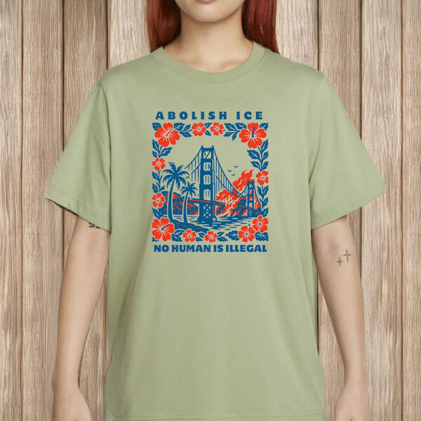 No One Is Illegal Shirt, Abolish ICE Retro T-Shirt