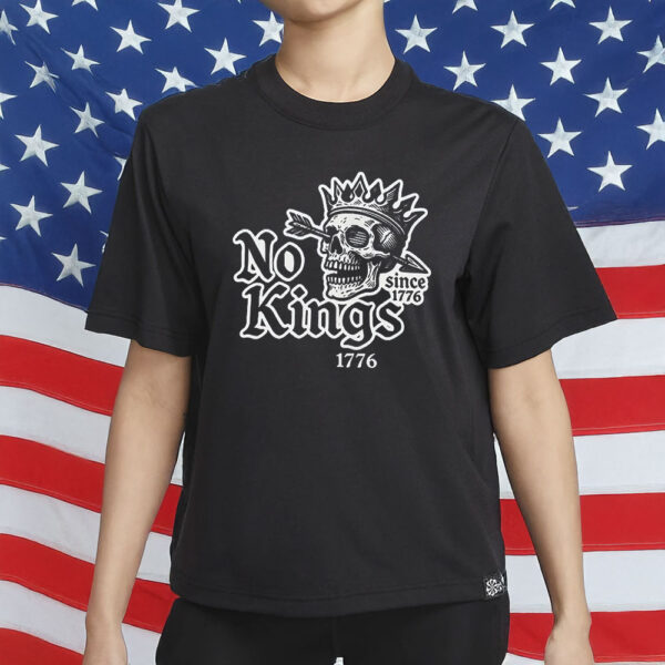 No Thrones No Crowns No Kings Patriotic Democracy Tee, Anti MAGA Protest Shirt