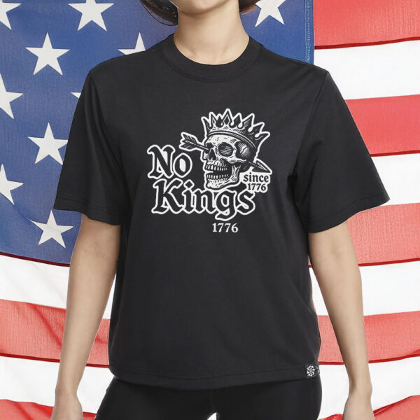 No Thrones No Crowns No Kings Patriotic Democracy Tee, Anti MAGA Protest Shirt