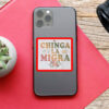 Pro–Immigrant Rights Vinyl Decal, Chinga La Migra Floral Sticker