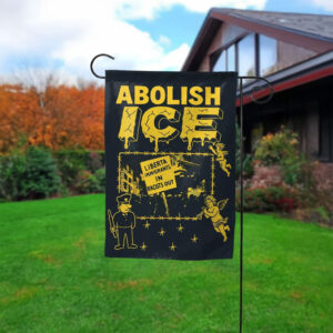 Resist Human Rights Flag, Abolish ICE Garden Flag