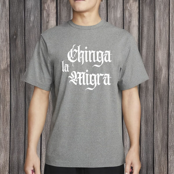 Retro Chinga La Migra Shirt, Pro Immigration Protest T-Shirt