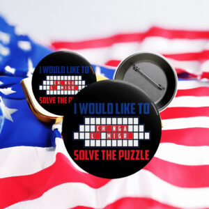 Solve The Puzzle Chinga La Migra Pin