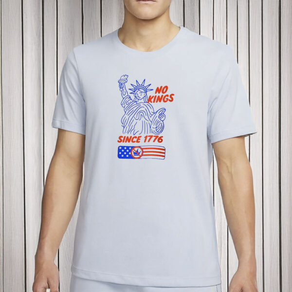 Statue of Liberty Holding Taco Protest Tee, No Kings Since 1776 Shirt